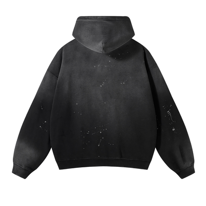 Vintage Frayed Fleece Hoodie